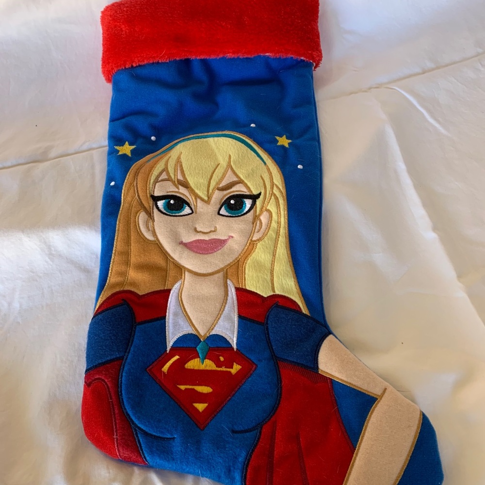 Supergirl Christmas Stocking